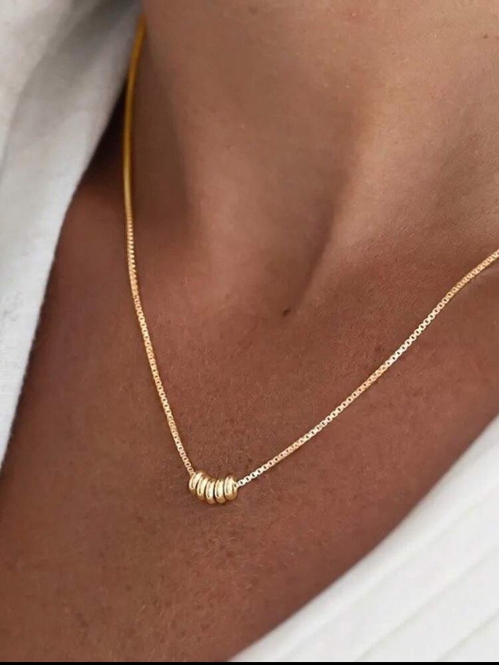 Gold necklace